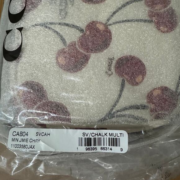 🍒 Coach mini jamie camera bag with cherry print - Picture 7 of 8